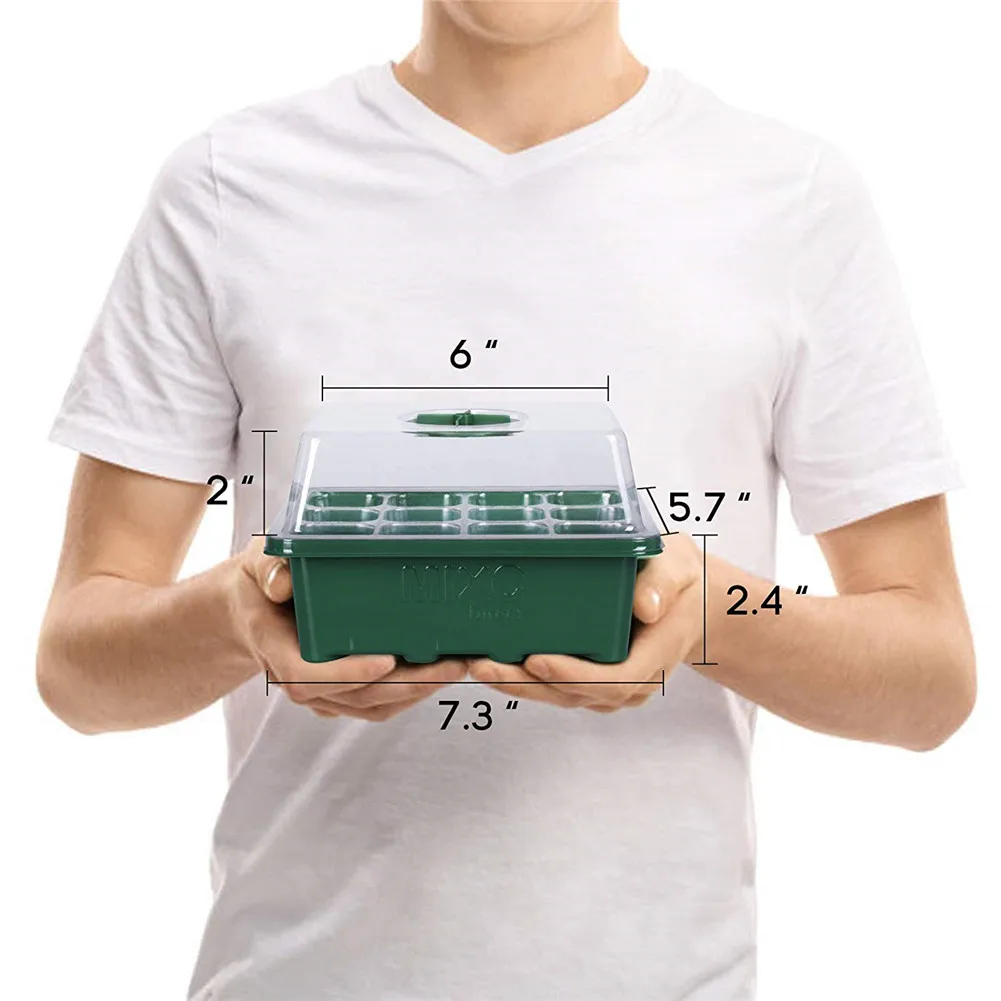 12 Cells Hole Plant Seeds Grow Box Tray Insert Propagation Seeding Nursery Pot Systems For Vertical Farming Flowers Plants
12 Cells Hole Plant Seeds Grow Box Tray Insert Propagation Seeding Nursery Pot Systems For Vertical Farming Flowers Plants