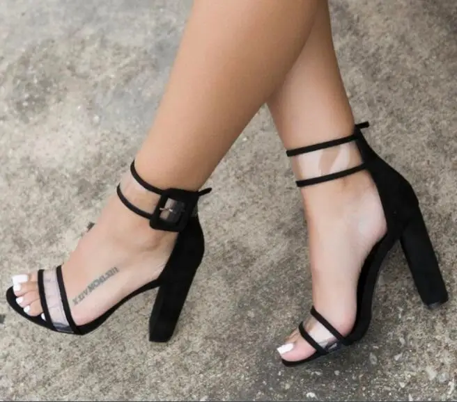 Ladies Bandage Transparent Sexy Summer Party Flock Sandal Shoes 35-42 SizeWomen Ankle Strap High Heel Sandals Shoes
Ladies Bandage Transparent Sexy Summer Party Flock Sandal Shoes 35-42 SizeWomen Ankle Strap High Heel Sandals Shoes