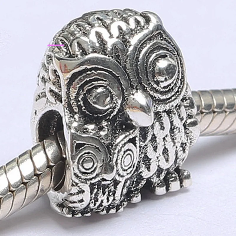 100% 925 Sterling Silver Bead Charming Owl Beads Fit Pandora Women Bracelet & Necklace Diy Jewelry 
100% 925 Sterling Silver Bead Charming Owl Beads Fit Pandora Women Bracelet & Necklace Diy Jewelry