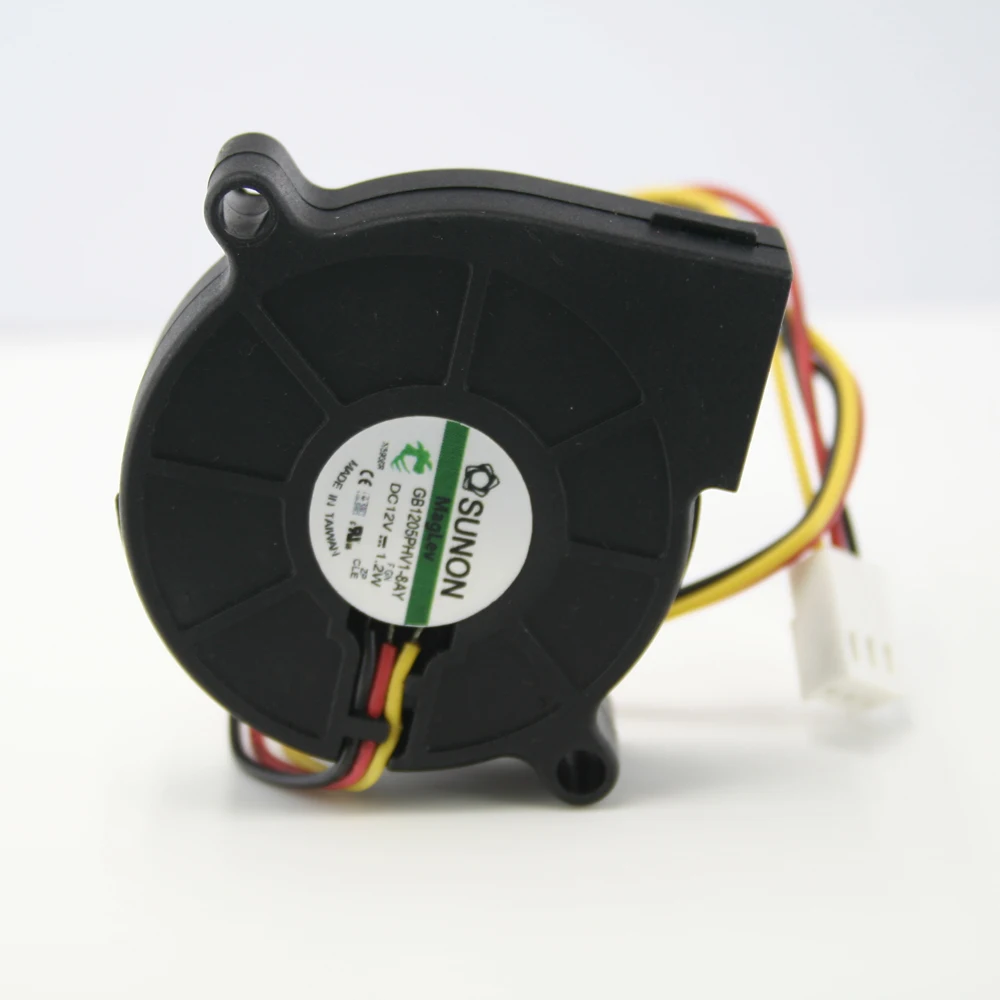 2 предмета/партия оригинальный SUNON GB1205PHV1 8AY 5015 AC/DC 12V 1 W 5 см 3 проводом магнитным