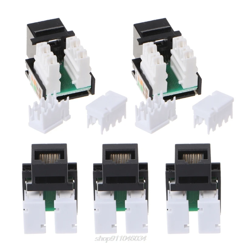 5Pcs CAT5E UTP Network Module RJ45 Connector Information Socket Keystone Jack J02 21 Dropship
5Pcs CAT5E UTP Network Module RJ45 Connector Information Socket Keystone Jack J02 21 Dropship