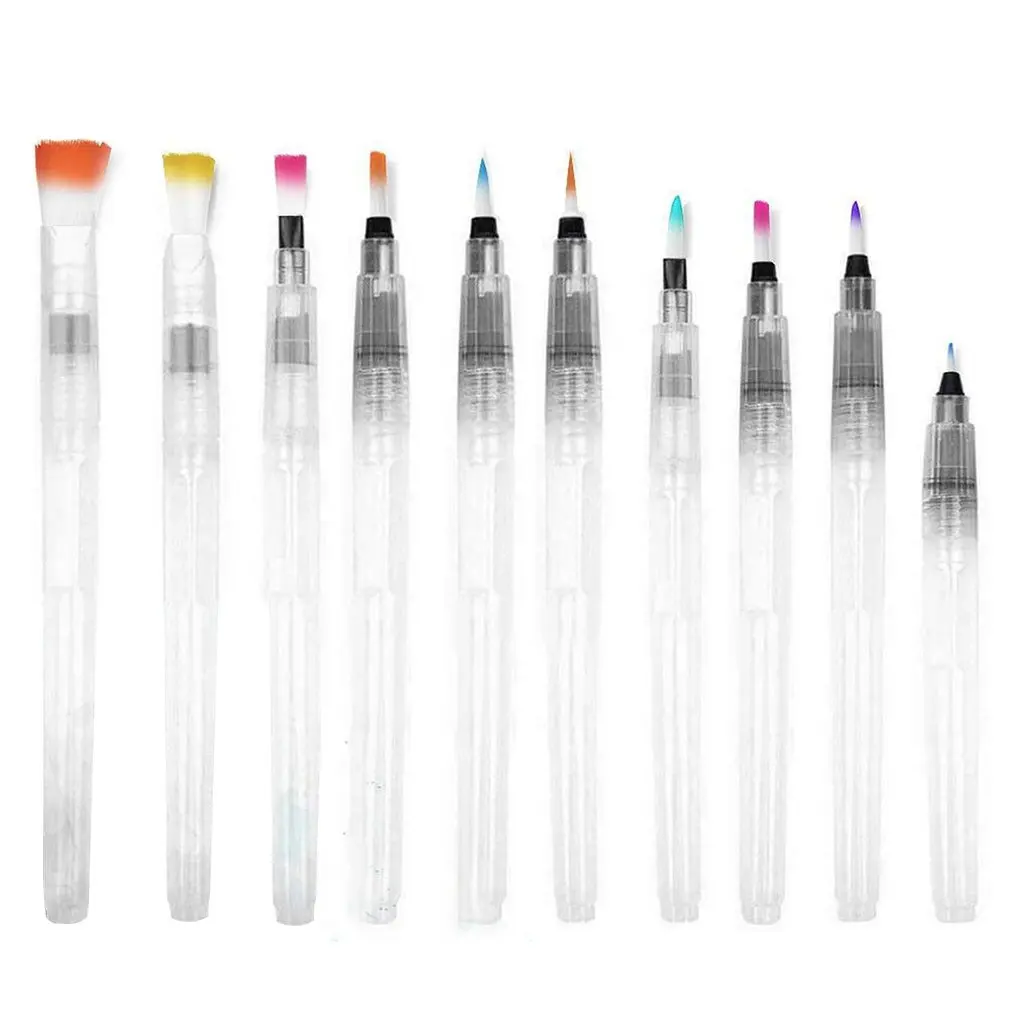 10pcs Multi Specification Water-soluble Pen Watercolor Pen Watercolor Painting Pen Tip Calligraphy Art Bookmark
10pcs Multi Specification Water-soluble Pen Watercolor Pen Watercolor Painting Pen Tip Calligraphy Art Bookmark