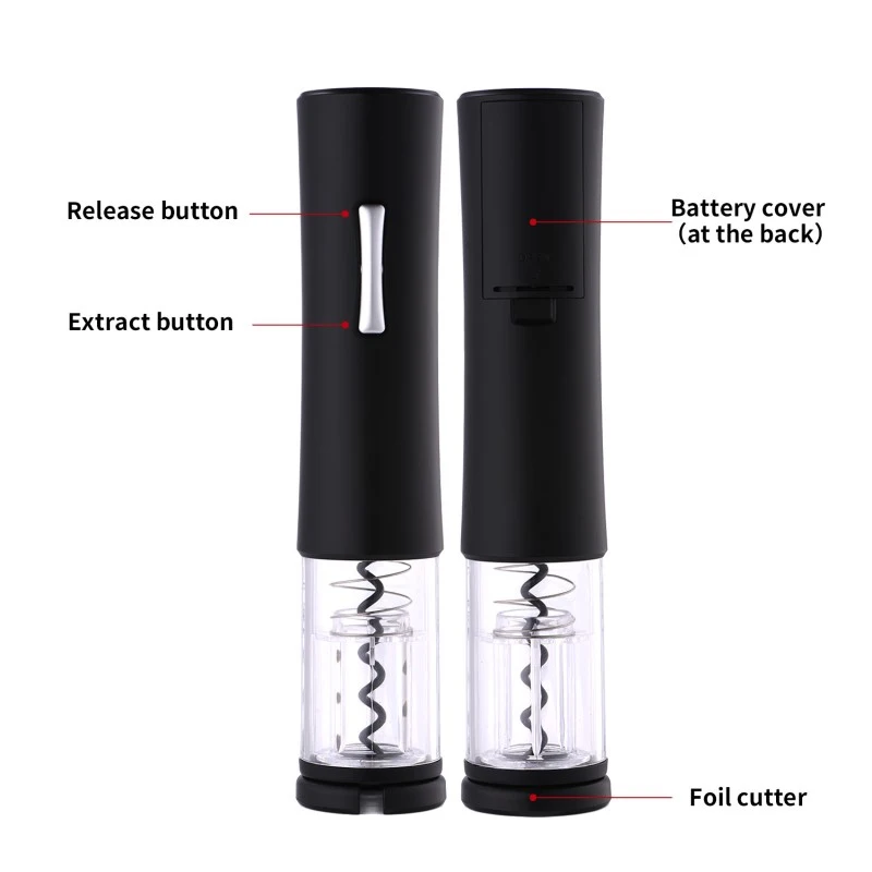 Environmental Protection Grade ABS Electric Wine Corkscrew Bottle Opener Household Portable Automatic Bottle Opener Accessories
Environmental Protection Grade ABS Electric Wine Corkscrew Bottle Opener Household Portable Automatic Bottle Opener Accessories