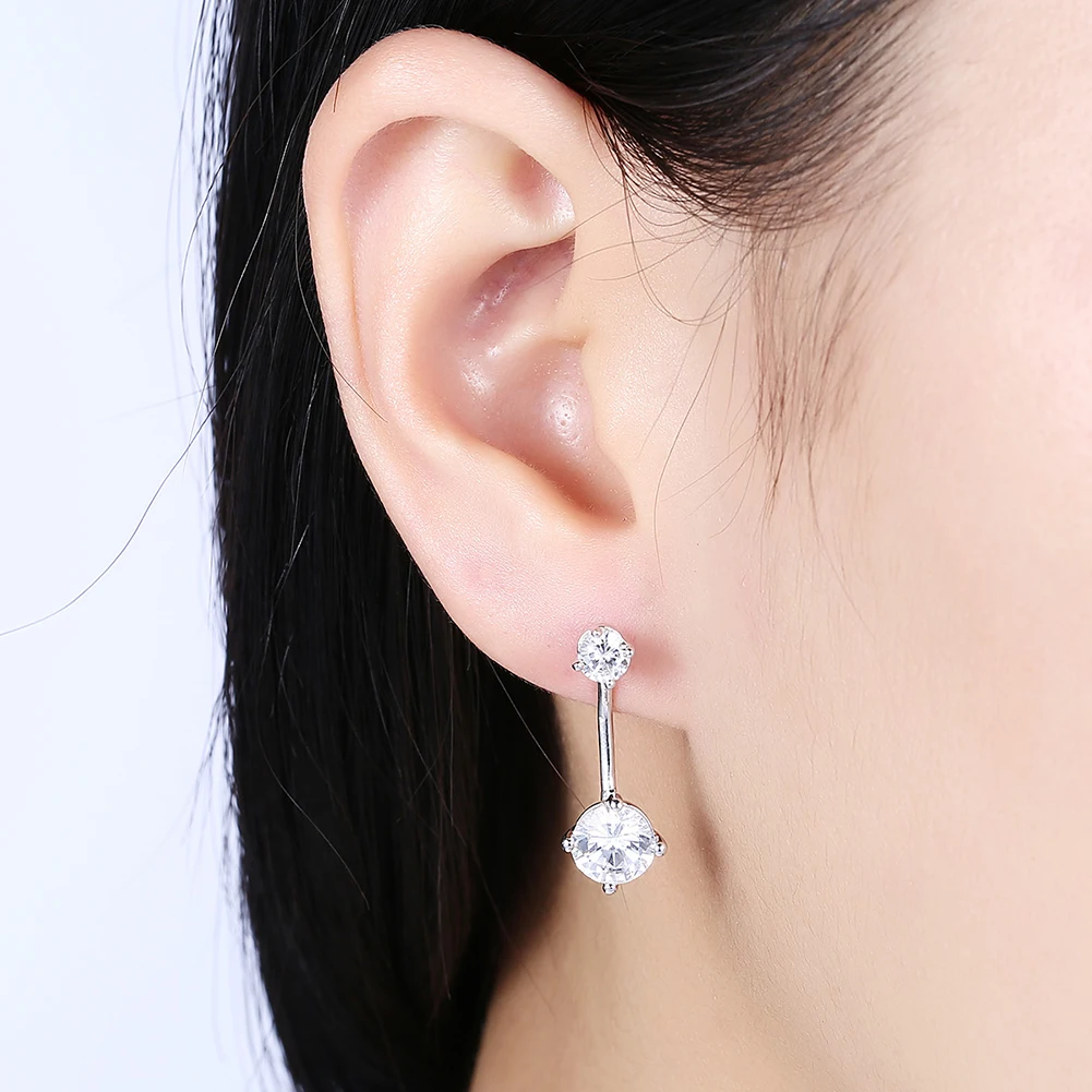 ZEMIOR Stud Earrings For Women 925 Sterling Silver Simple Double Round Clear Bright 5A Cubic Zirconia Earrings Fine Jewelry
ZEMIOR Stud Earrings For Women 925 Sterling Silver Simple Double Round Clear Bright 5A Cubic Zirconia Earrings Fine Jewelry