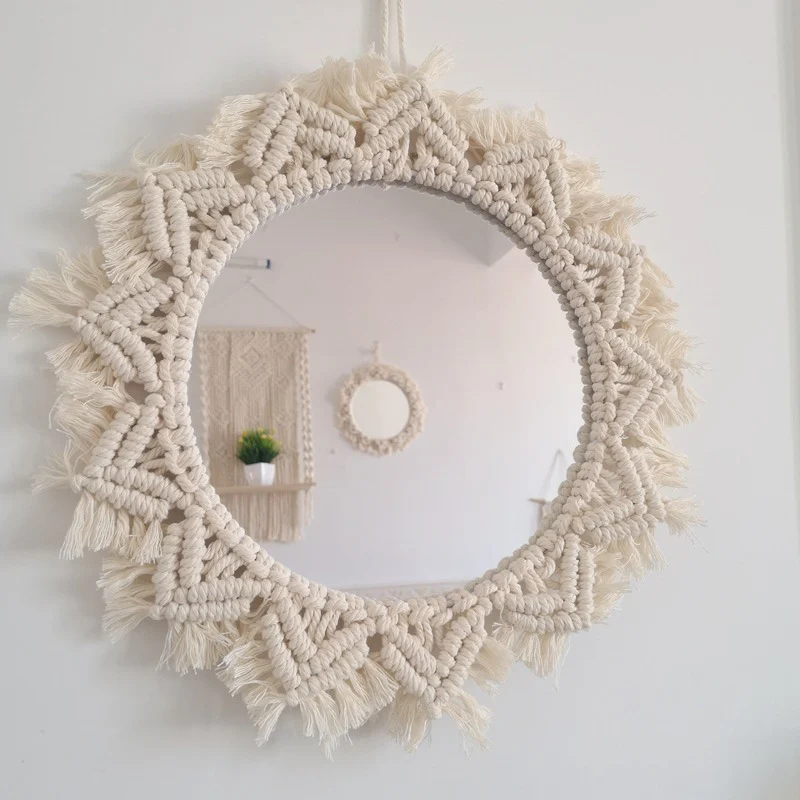 Creative Art Mirror Vintage Retro Bohemia Unique Vanity Mirror Hanging Wall Round Espejos Decorativos House Decoration EI50DM
Creative Art Mirror Vintage Retro Bohemia Unique Vanity Mirror Hanging Wall Round Espejos Decorativos House Decoration EI50DM