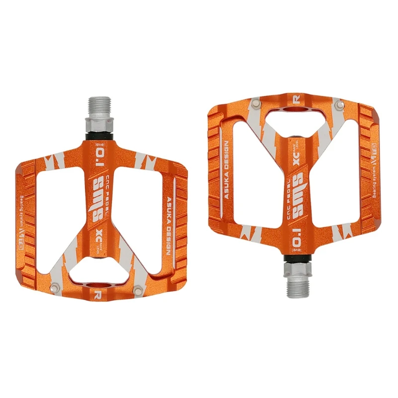 1 Pair Road Mountain Bike Ultralight Non-slip Flat Pedals Aluminum Alloy Sealed Bearings Pedal Cycling Accessories
1 Pair Road Mountain Bike Ultralight Non-slip Flat Pedals Aluminum Alloy Sealed Bearings Pedal Cycling Accessories