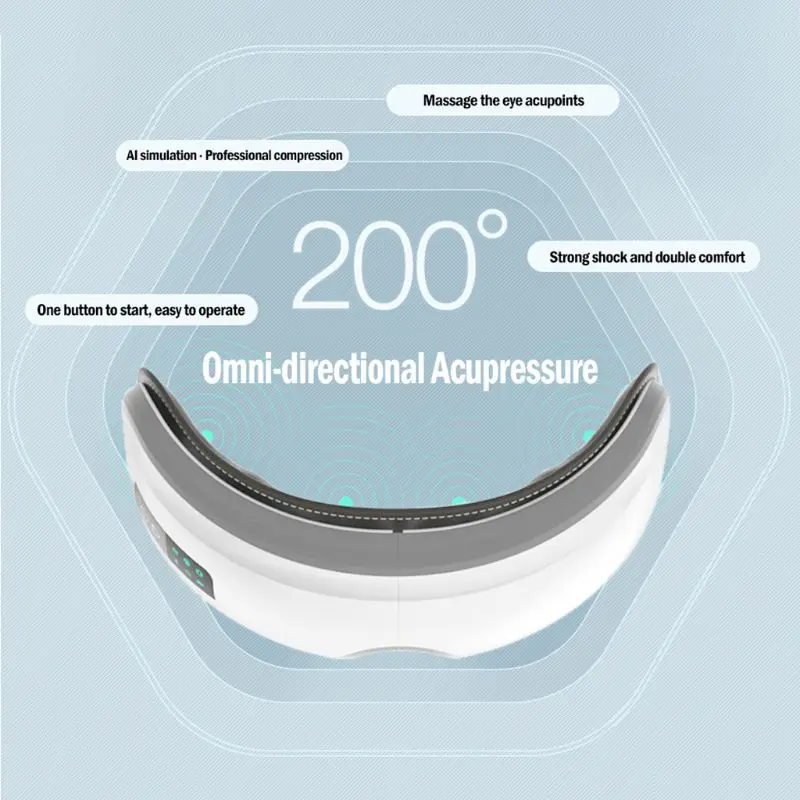 Foldable Eye Massager Air Pressures Fatigue Relieve Vibration Hot Compress Tool 667D
Foldable Eye Massager Air Pressures Fatigue Relieve Vibration Hot Compress Tool 667D