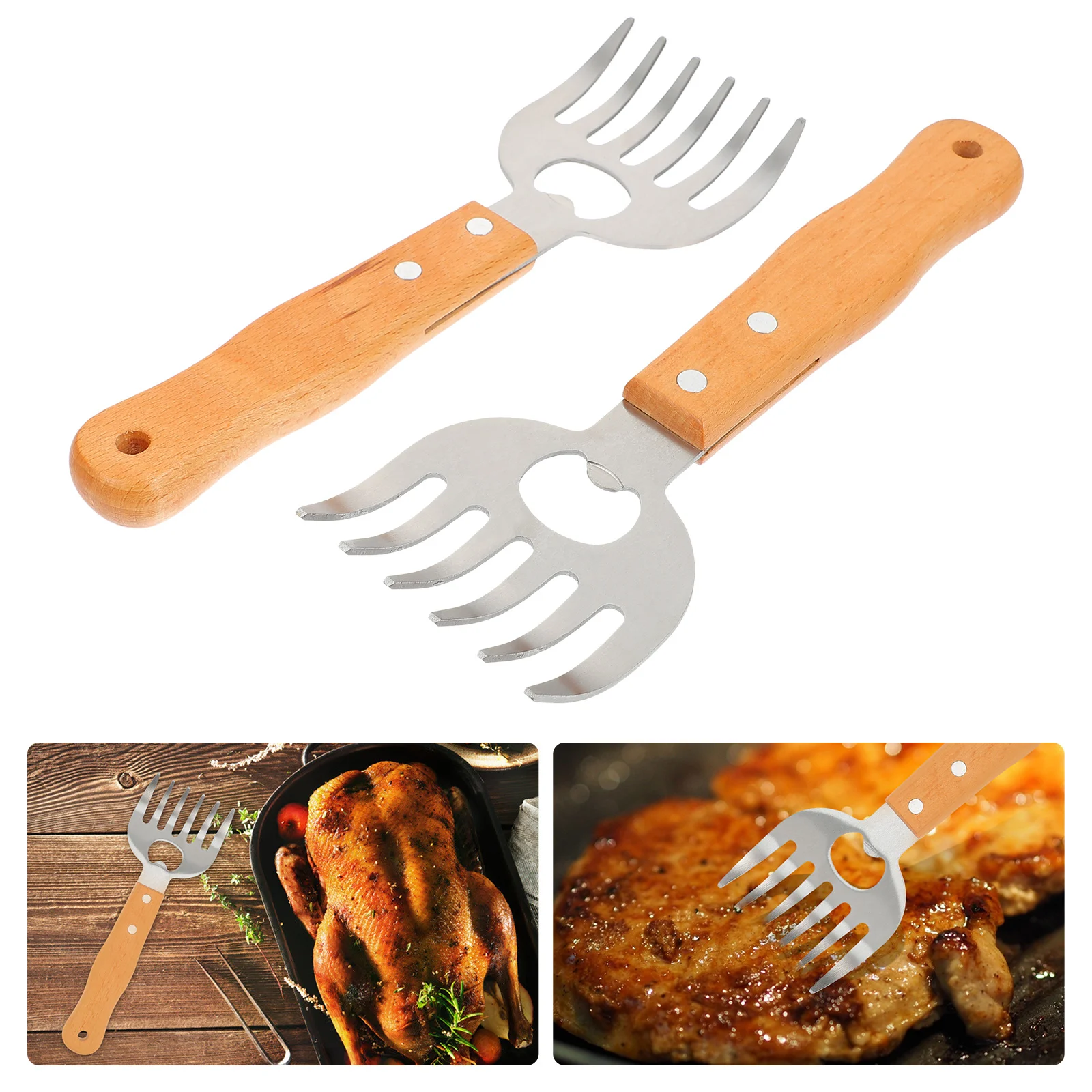 2pcs BBQ Shredder Claws Meat Handling Claws Barbecue Meat Shredded Claws for Shredding
2pcs BBQ Shredder Claws Meat Handling Claws Barbecue Meat Shredded Claws for Shredding