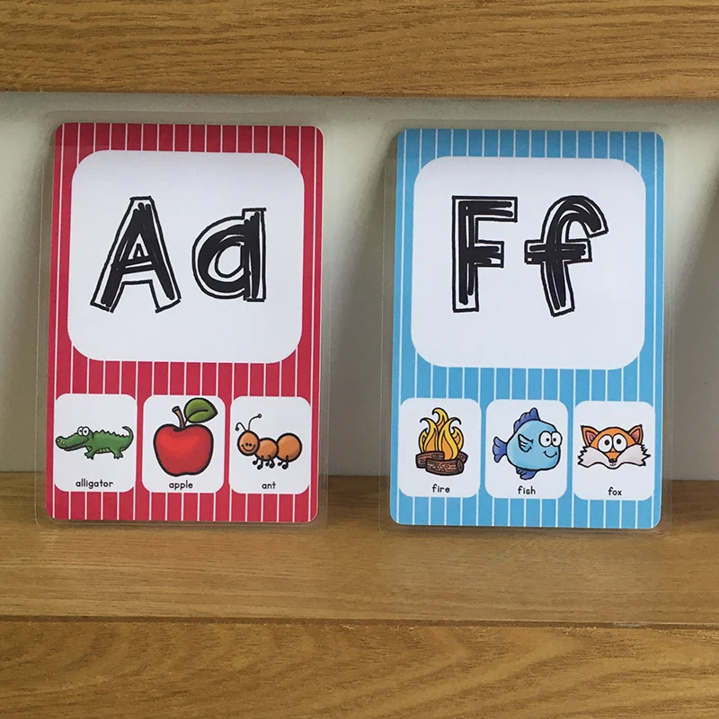 26 Alphabet Flash Cards for Baby Kids Montessori Learning Cards English Teaching Materials Memory Game
26 Alphabet Flash Cards for Baby Kids Montessori Learning Cards English Teaching Materials Memory Game