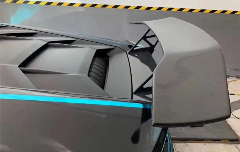 Спойлер для Lamborghini Huracan LP580 LP610 2014-2018 заднее крыло хвост фотоэлемент углеродное