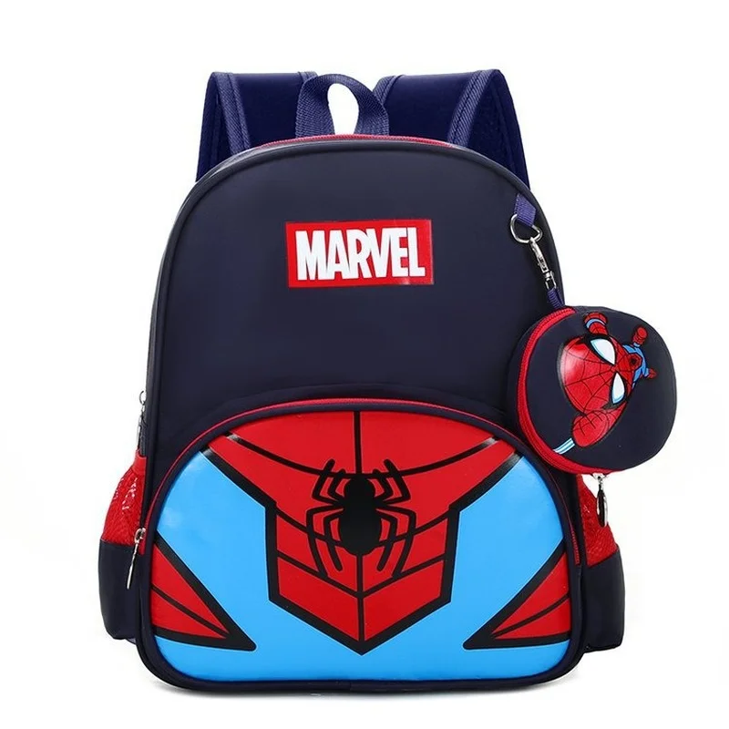 

Disney Marvel Hero Schoolbag Cartoon Spiderman Captain America Iron Man Children's Bag Kindergarten Boys Backpack Kids baby bags