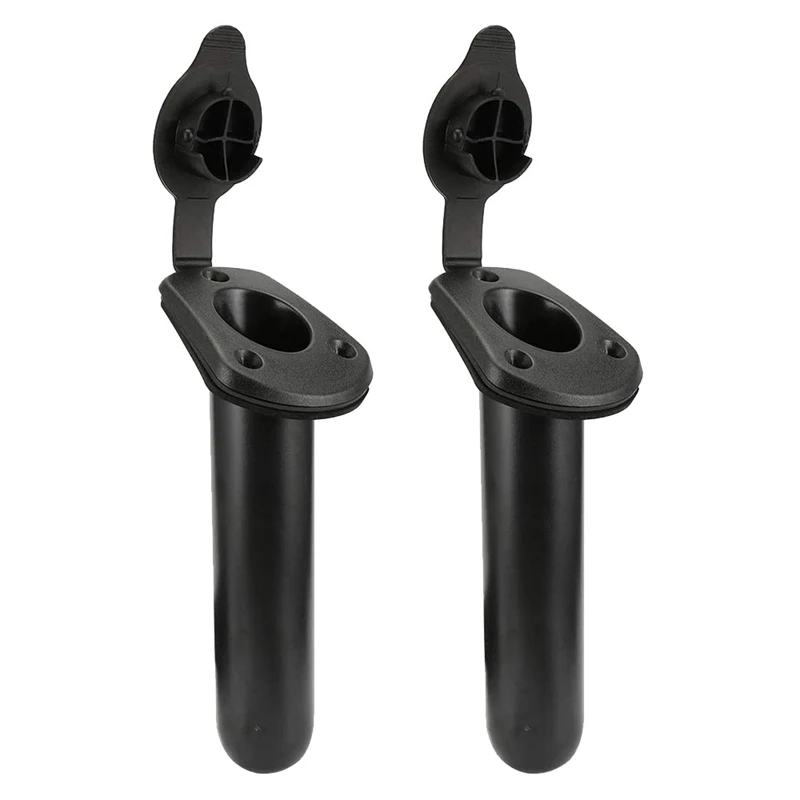 2 Pcs Kayak Deck Plastic Flush Mount Fishing Boat Rod Holders and Cap Cover, Fishing Tackle Accessory Tool
2 Pcs Kayak Deck Plastic Flush Mount Fishing Boat Rod Holders and Cap Cover, Fishing Tackle Accessory Tool