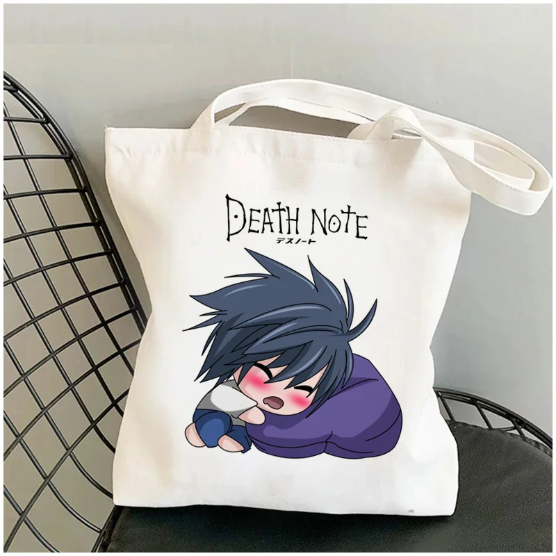 Death Note shopping bag jute bag shopper reusable handbag bolsas de tela grocery bag jute net grab
Death Note shopping bag jute bag shopper reusable handbag bolsas de tela grocery bag jute net grab