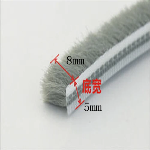 10M 5mm x 8mm aluminum sliding door window gap nylon pile brush seal strip dustproof weatherstrip
10M 5mm x 8mm aluminum sliding door window gap nylon pile brush seal strip dustproof weatherstrip