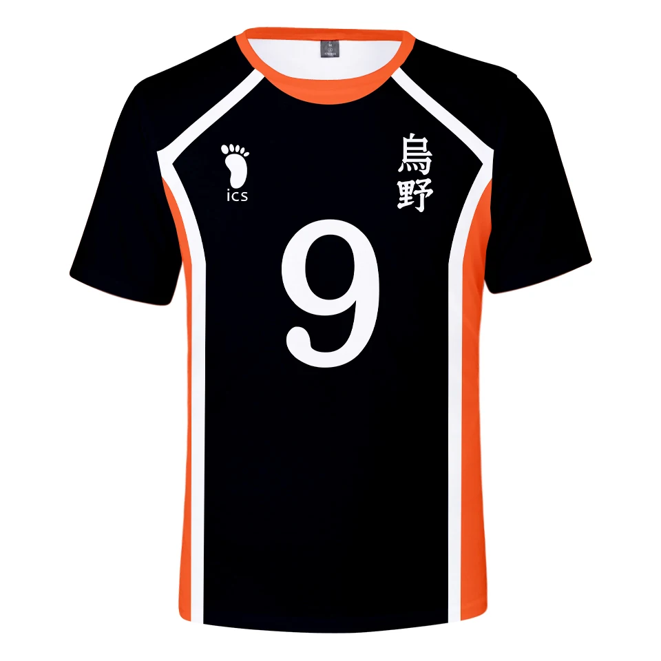 Футболка Haikyuu униформа для волейбольной команды тренировочная одежда мужчин и