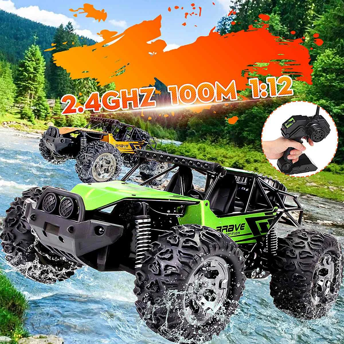 Радиоуправляемый внедорожник с дистанционным управлением 1:12 60 км/ч 2WD 2,4 ГГц ползунки Электрический Монстр Радиоуправляемый автомобиль под...
Радиоуправляемый внедорожник с дистанционным управлением 1:12 60 км/ч 2WD 2,4 ГГц ползунки Электрический Монстр Радиоуправляемый автомобиль под...