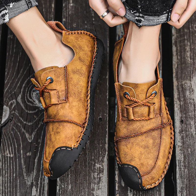 Mens PU Leather Shoes Fashion Summer Breathable Mans Shoes New Man Shoes Anti Slippery Flats Shoes Big Size 48
Mens PU Leather Shoes Fashion Summer Breathable Mans Shoes New Man Shoes Anti Slippery Flats Shoes Big Size 48