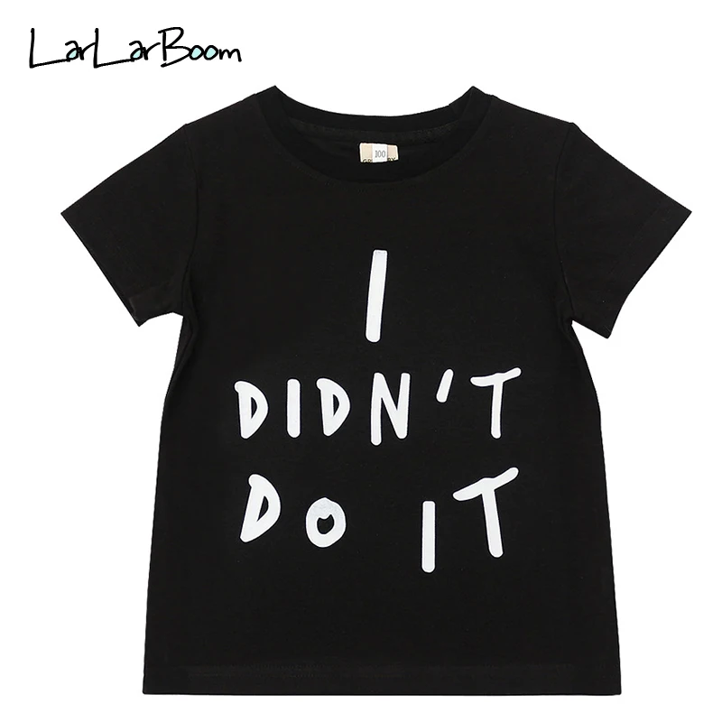 LarLarBoom Kids Summer Clothes 2020 New Fashion Boy Girls Letter Pattern T-shirt Children Unisex Cotton 1-8Y Kids 
LarLarBoom Kids Summer Clothes 2020 New Fashion Boy Girls Letter Pattern T-shirt Children Unisex Cotton 1-8Y Kids