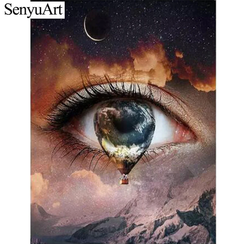 SenyuArt 5D Diamond Painting Full Drill Square Cross Stitch Landscape Eye Diamond Art Embroidery Mosaic Crafts Gift Home Decor
SenyuArt 5D Diamond Painting Full Drill Square Cross Stitch Landscape Eye Diamond Art Embroidery Mosaic Crafts Gift Home Decor