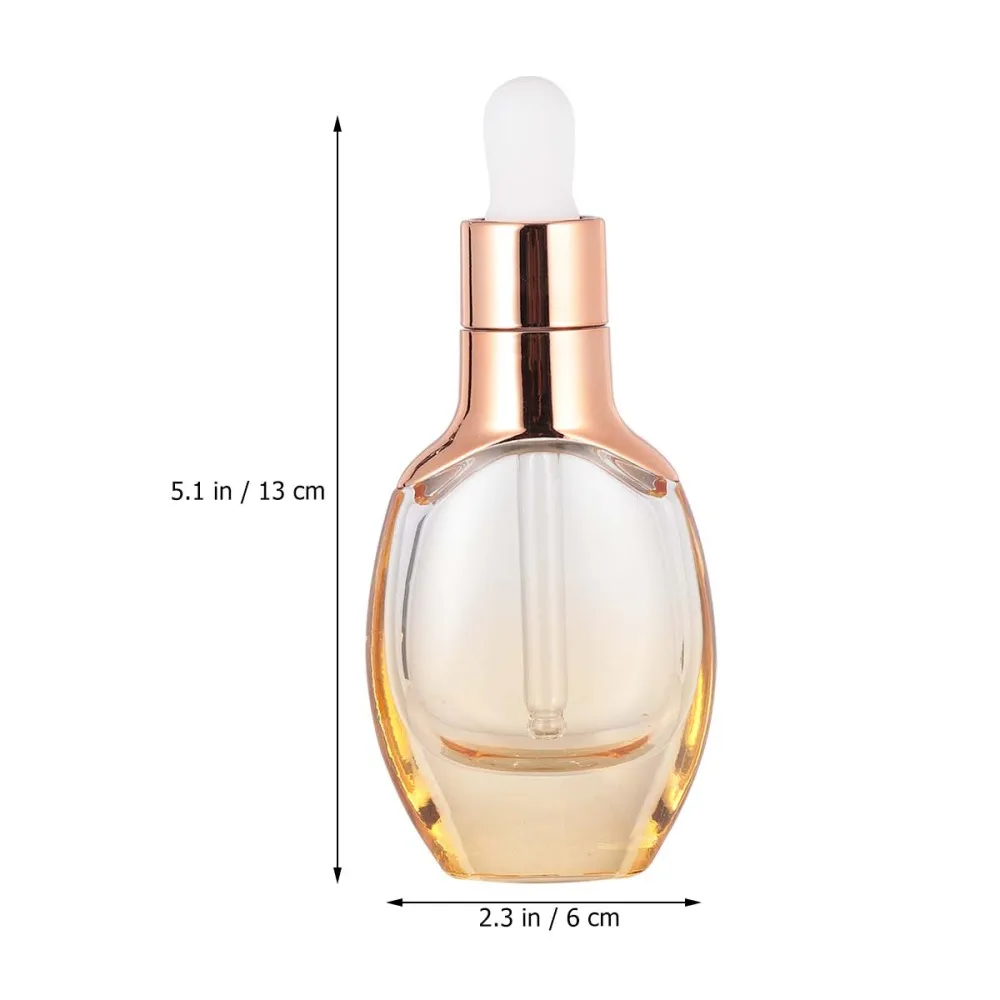 4pcs Refillable Essential Oil Bottles Dropper Subpackaging Bottles Glass Storage Bottle Empty Bottle (35ml Golden Dropper)
4pcs Refillable Essential Oil Bottles Dropper Subpackaging Bottles Glass Storage Bottle Empty Bottle (35ml Golden Dropper)