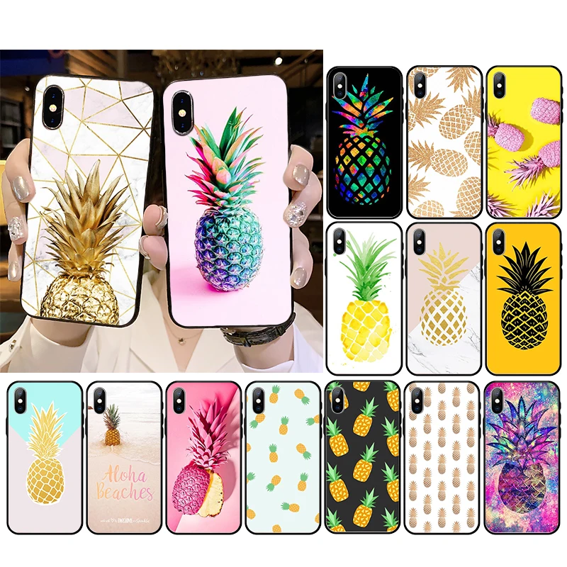 

Summer Pineapple Fruit Phone Case For iPhone 12 mini 12Pro Max SE2 11 11Pro XS MAX XR 7 8 6 Plus 5S Case