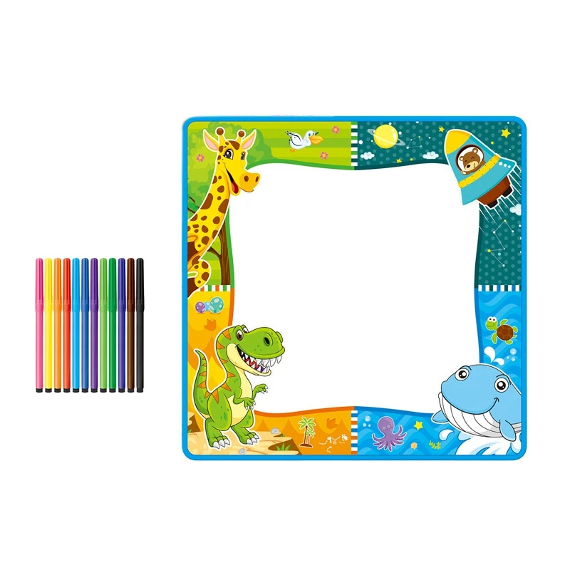 Doodle Mat Aqua Magic Water Drawing Mat Coloring Painting Cloth Mat Toddler Graffiti Toy for Girls Boys
Doodle Mat Aqua Magic Water Drawing Mat Coloring Painting Cloth Mat Toddler Graffiti Toy for Girls Boys