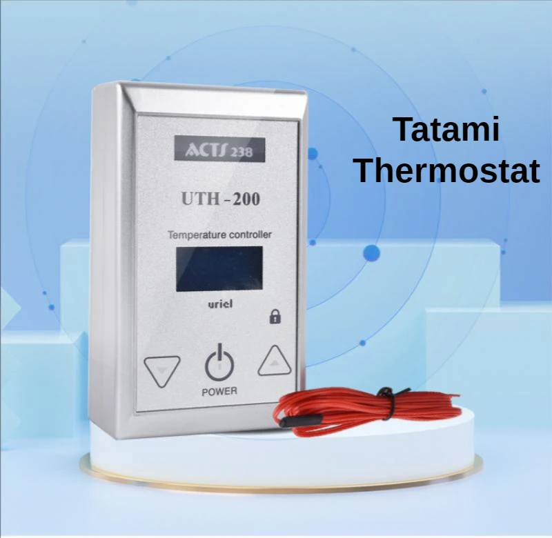 uth-200 Tatami thermostat key LCD screen high power double temperature and double control water floor heating thermostat
uth-200 Tatami thermostat key LCD screen high power double temperature and double control water floor heating thermostat