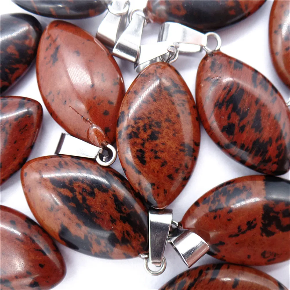 50Pcs 28x15x6mm Wholesale Natural Black&Brown Mahogany Obsidian Oval Pendant Bead DIY Jewelry Accessories Earrings S556
50Pcs 28x15x6mm Wholesale Natural Black&Brown Mahogany Obsidian Oval Pendant Bead DIY Jewelry Accessories Earrings S556