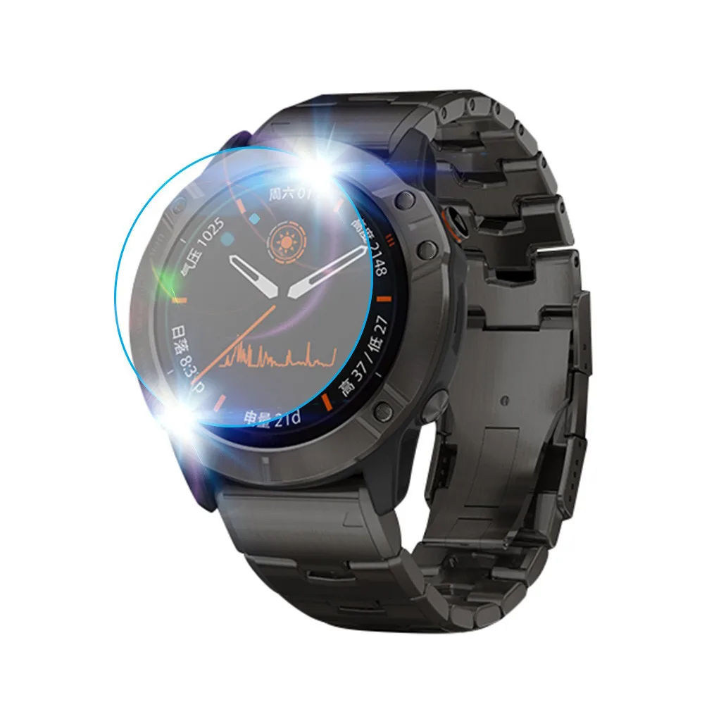 Защитная пленка для экрана из ТПУ смарт-часов Garmin FENIX 6X Pro Solar 3 упаковки | Наручные
