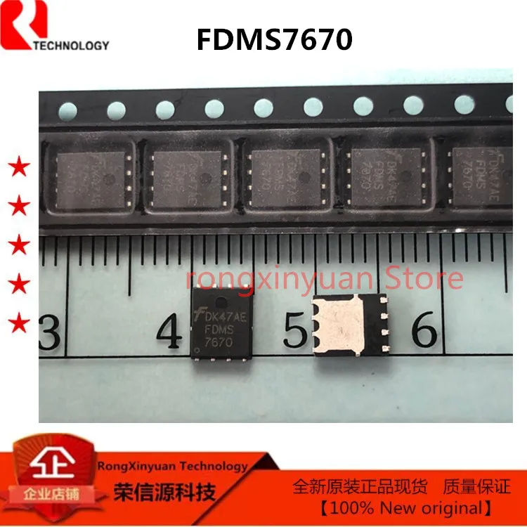 FDMS7670 7670 N Channel PowerTrench®MOSFET 30 V 3 8 МОм 100% Новый оригинальный|Аксессуары для батарей| |