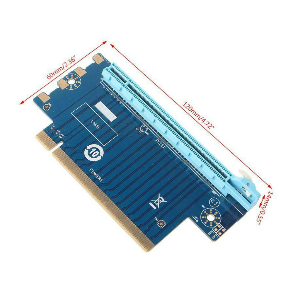 PCIE 16X Riser Card PCI Express Graphics Card 90 Degree Adapter Card For Motherboard Laptop Desktop Computer Home Office
PCIE 16X Riser Card PCI Express Graphics Card 90 Degree Adapter Card For Motherboard Laptop Desktop Computer Home Office