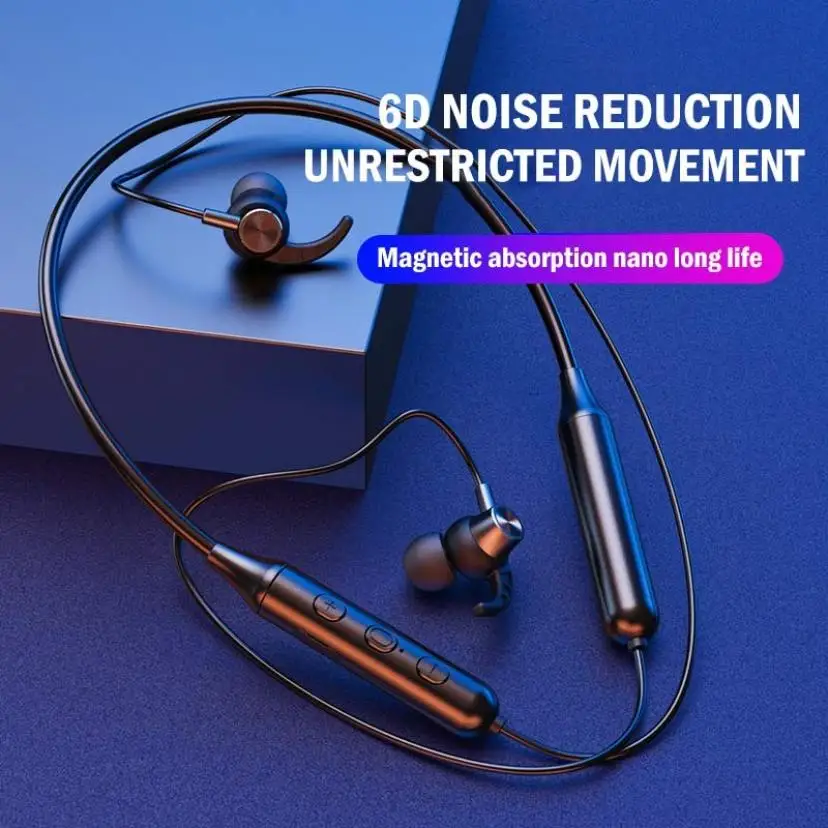 Наушники Bluetooth 5,0, беспроводные наушники, спортивные водонепроницаемые наушники-вкладыши, Металлическая магнитная Bluetooth-гарнитура на шею
Наушники Bluetooth 5,0, беспроводные наушники, спортивные водонепроницаемые наушники-вкладыши, Металлическая магнитная Bluetooth-гарнитура на шею