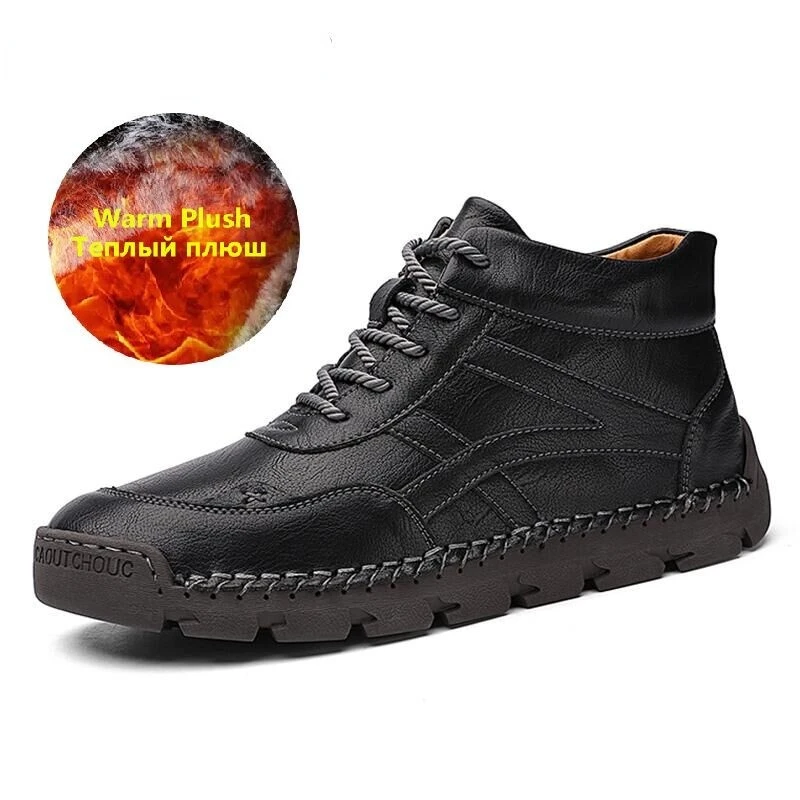 Hot Sale Men's Ankle Boots Plush Warm Men's Winter Boots British Style Men's Snow Boots Outdoor Waterproof Men's Footwear 38-48
Hot Sale Men's Ankle Boots Plush Warm Men's Winter Boots British Style Men's Snow Boots Outdoor Waterproof Men's Footwear 38-48