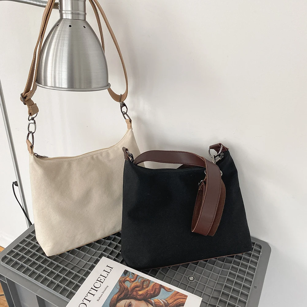 Fashion Canvas Solid Color Bucket Shoulder Top-handle Bag Portable Women Large Capacity Shopping Street Handbags Tote
Fashion Canvas Solid Color Bucket Shoulder Top-handle Bag Portable Women Large Capacity Shopping Street Handbags Tote