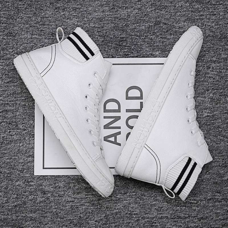 Fashion New Men HIgh Top Sneakers Men Casual Shoes Zapatos De Hombre Male Breathable High Quality Footwear Mens Running Shoes
Fashion New Men HIgh Top Sneakers Men Casual Shoes Zapatos De Hombre Male Breathable High Quality Footwear Mens Running Shoes