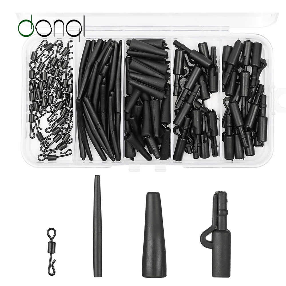 120Pcs Carp Fishing Accessories Set Rig Tube Heat Shrink Tubes Rolling Swivel Rig Connector Rig Ring Kit Buffer Sleeve
120Pcs Carp Fishing Accessories Set Rig Tube Heat Shrink Tubes Rolling Swivel Rig Connector Rig Ring Kit Buffer Sleeve