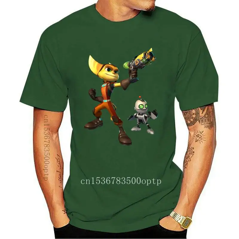 New Cool Print Cotton Funny T Shirts Ratchet Clank Quartu Gadgebots Game Men Fashion Streetwear
New Cool Print Cotton Funny T Shirts Ratchet Clank Quartu Gadgebots Game Men Fashion Streetwear