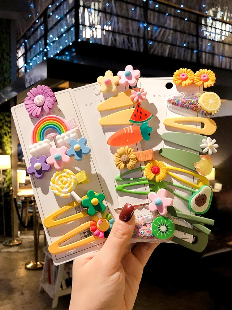 6/8/10/20/24 Pcs/Bag Children Cute Cartoon Flower Fruit Hair Clips Girls Baby Lovely Rubber Bands Hairpins Kids Hair Accessories
6/8/10/20/24 Pcs/Bag Children Cute Cartoon Flower Fruit Hair Clips Girls Baby Lovely Rubber Bands Hairpins Kids Hair Accessories