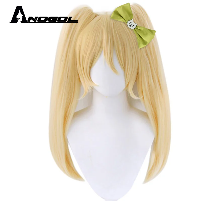 ANOGOL синтетические парики для косплея Danganronpa Saionji Hiyoko парик длинные светлые волосы с челкой 2 конский хвост для костюмированной вечеринки на ...
ANOGOL синтетические парики для косплея Danganronpa Saionji Hiyoko парик длинные светлые волосы с челкой 2 конский хвост для костюмированной вечеринки на ...