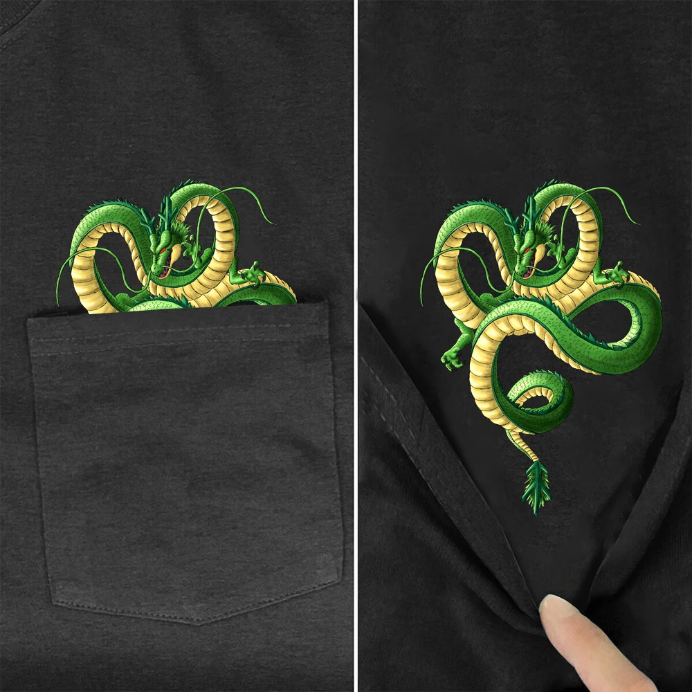 Cotton Pocket T-Shirt Fashion Brand Summer Pocket Dragon Printed T-shirt Funny Cotton Tee Tops Drop Shipping
Cotton Pocket T-Shirt Fashion Brand Summer Pocket Dragon Printed T-shirt Funny Cotton Tee Tops Drop Shipping