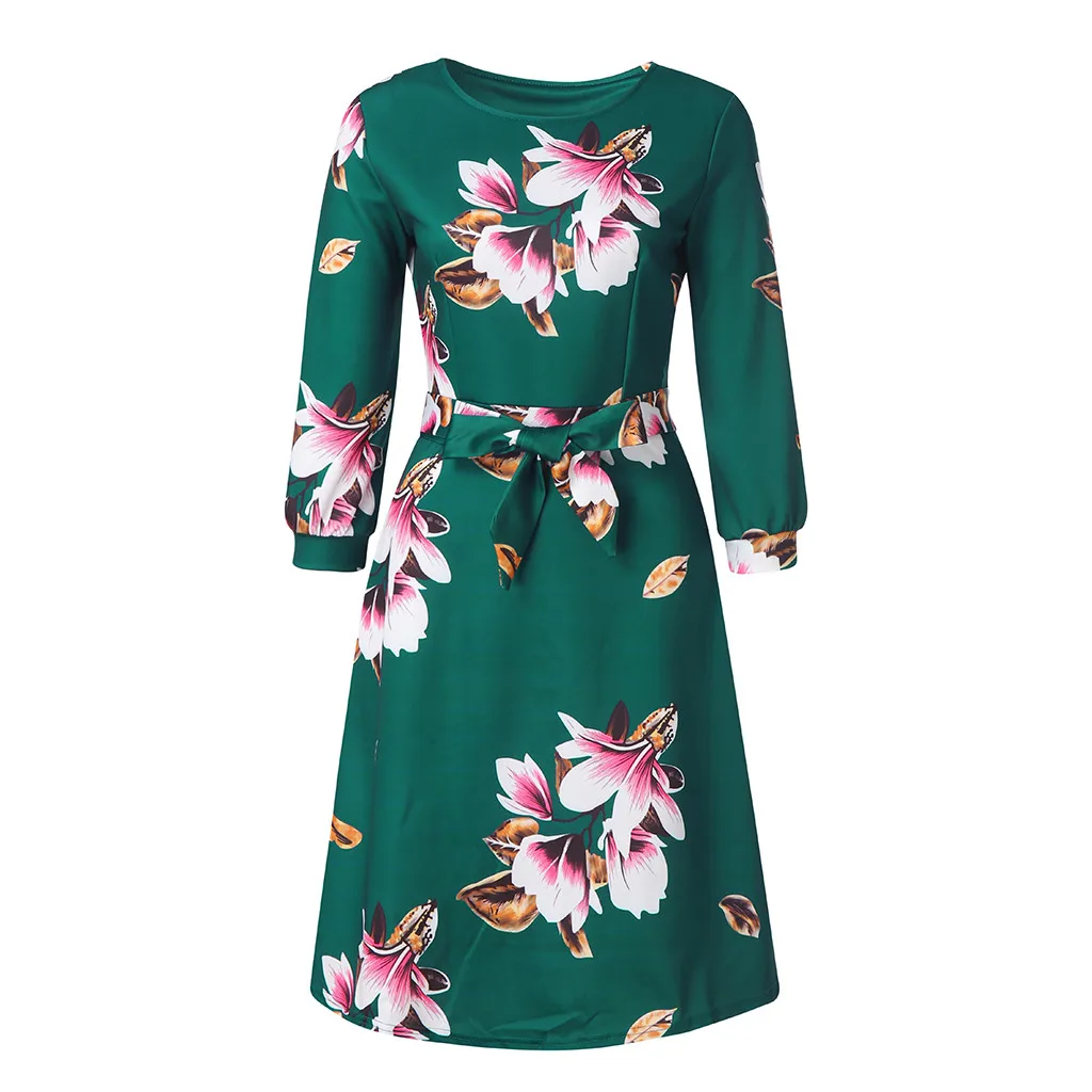 Women's long dress A-Line Elegant O-Neck Half Sleeve Sashes Knee-Length Casual female's Have pockets Dress wear M*
Women's long dress A-Line Elegant O-Neck Half Sleeve Sashes Knee-Length Casual female's Have pockets Dress wear M*