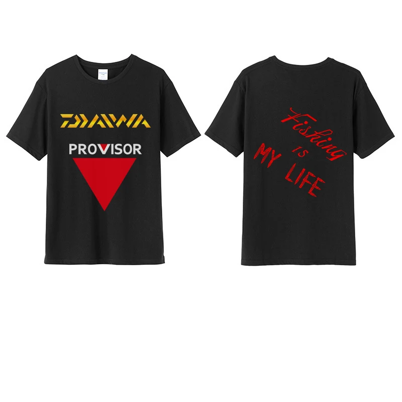 DAIWA 2021 Fishing Clothing Summer Short Sleeve Fishing Is My Life Sunscreen Breathable Clothes Anti-UV Ultrathin Fishing Shirt
DAIWA 2021 Fishing Clothing Summer Short Sleeve Fishing Is My Life Sunscreen Breathable Clothes Anti-UV Ultrathin Fishing Shirt