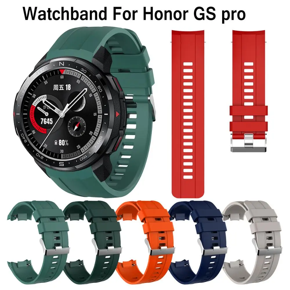 Silicone watchbands For Honor GS pro smart watch Sport new Strap Replacement bracelet for Honor GS pro Accessories Adjustable
Silicone watchbands For Honor GS pro smart watch Sport new Strap Replacement bracelet for Honor GS pro Accessories Adjustable