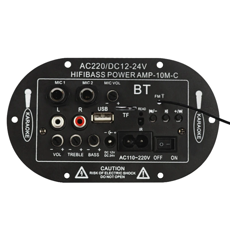 8 Inch 10 Inch 12V Three-Use SF-2MIC Car Digital Amplifier, Amplifier Board with Built-in Bluetooth US Plug
8 Inch 10 Inch 12V Three-Use SF-2MIC Car Digital Amplifier, Amplifier Board with Built-in Bluetooth US Plug
