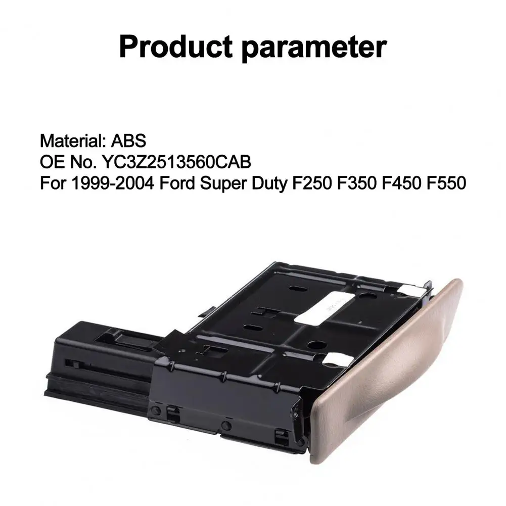 Cup Holder Dashboard Bottle Rack YC3Z2513560CAB for Ford Super Duty F250 F350 1999-2004
Cup Holder Dashboard Bottle Rack YC3Z2513560CAB for Ford Super Duty F250 F350 1999-2004