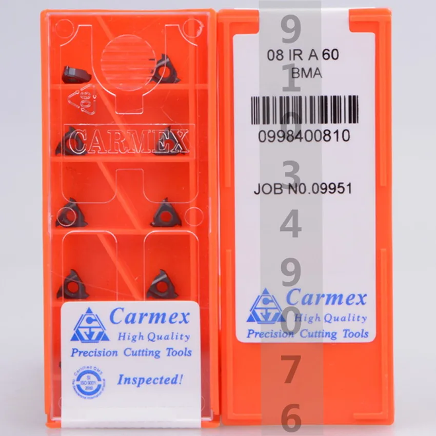 Carmex 08IR A55 BMA/08IR A60 BMA/08IR 18NPT BMA/08IR 19BSPT BMA/08IR 19W BMA CNC carbide inserts 10PCS/BOX
Carmex 08IR A55 BMA/08IR A60 BMA/08IR 18NPT BMA/08IR 19BSPT BMA/08IR 19W BMA CNC carbide inserts 10PCS/BOX