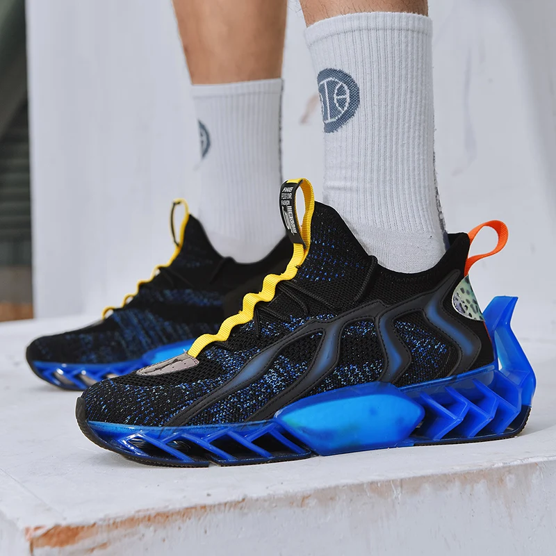 Fashion Sneakers for Men Wear-Resistance Men's Running Shoes White Blue Man Sports Athletic Comfortable Walking Trainers Size 46
Fashion Sneakers for Men Wear-Resistance Men's Running Shoes White Blue Man Sports Athletic Comfortable Walking Trainers Size 46