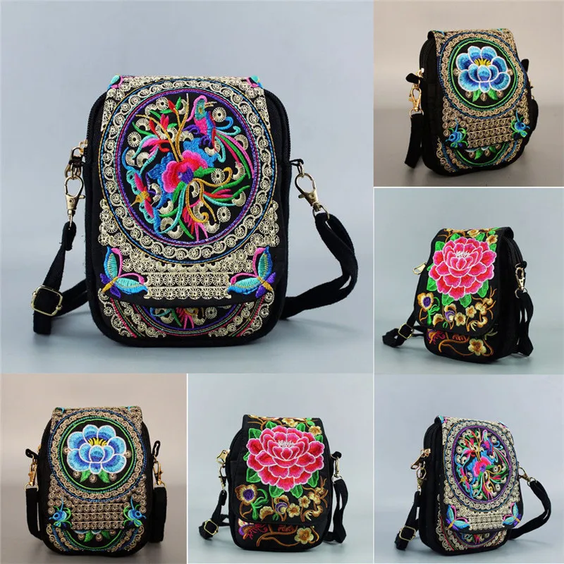 Ladies Handbag Shoulder Bag Travel Bag Retro Ethnic Floral Embroidery Messenger Bag Zipper Bag Lady Coin Purse
Ladies Handbag Shoulder Bag Travel Bag Retro Ethnic Floral Embroidery Messenger Bag Zipper Bag Lady Coin Purse