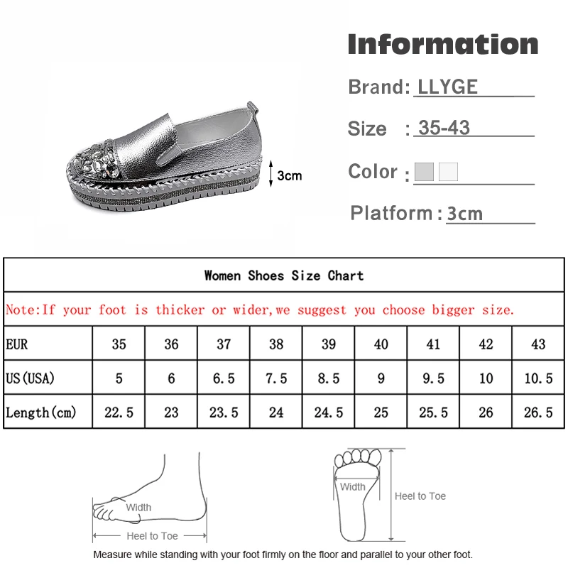 Women's Flats Rhinestone Pu Leather 2020 Autumn Shoes Woman Platform Sewing Platform Crystal Female Comfort Loafers Plus Size
Women's Flats Rhinestone Pu Leather 2020 Autumn Shoes Woman Platform Sewing Platform Crystal Female Comfort Loafers Plus Size
