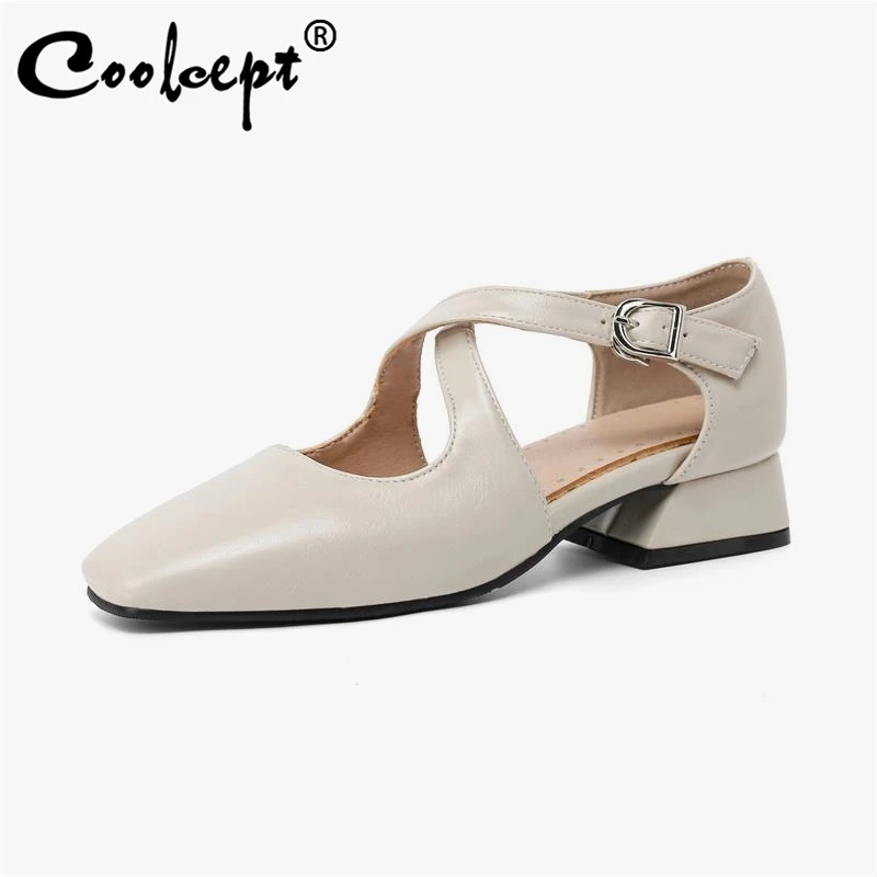 Coolcept Size 32-43 New Arrival Women High Heel Sandals Summer Shoes Women Buckle Strap Ladies Casual Footwear
Coolcept Size 32-43 New Arrival Women High Heel Sandals Summer Shoes Women Buckle Strap Ladies Casual Footwear